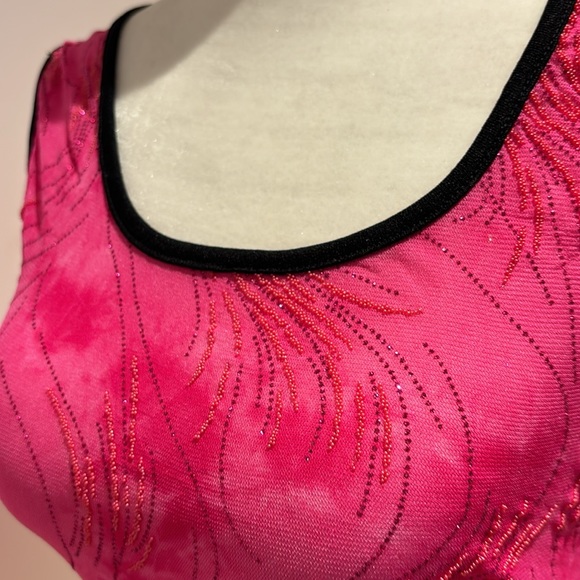 Channel1 One sparky beaded pink top size XS - Picture 7 of 9